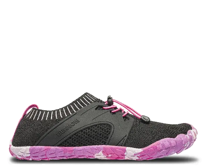 Bennon BOSKY Black/pink Barefoot Volnočasová obuv 40