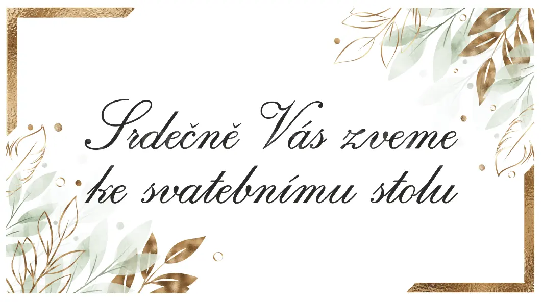 Pozvánka ke stolu - S003