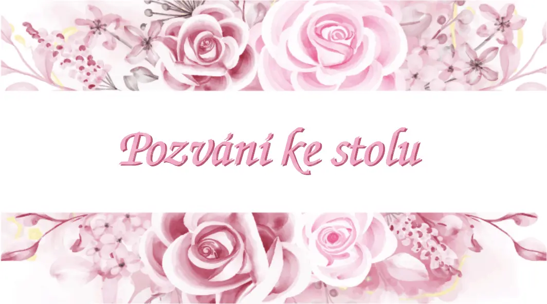 Pozvánka ke stolu - S005