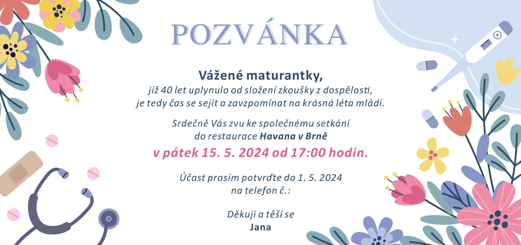 Pozvánka DL - 046