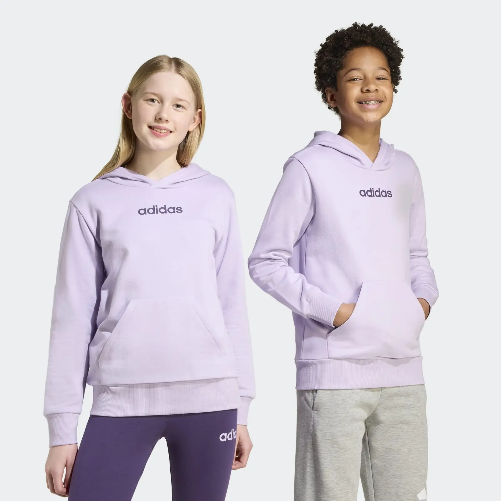adidas J LIN FL HOODIE GIRLS 176