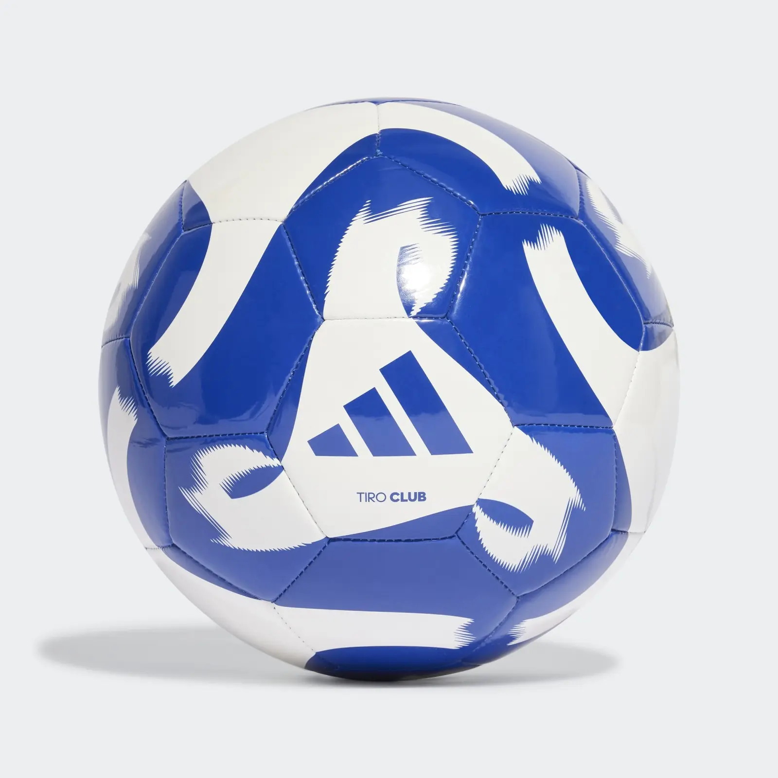 Adidas TIRO CLB WHITE/ROYBLU fotbalový míč