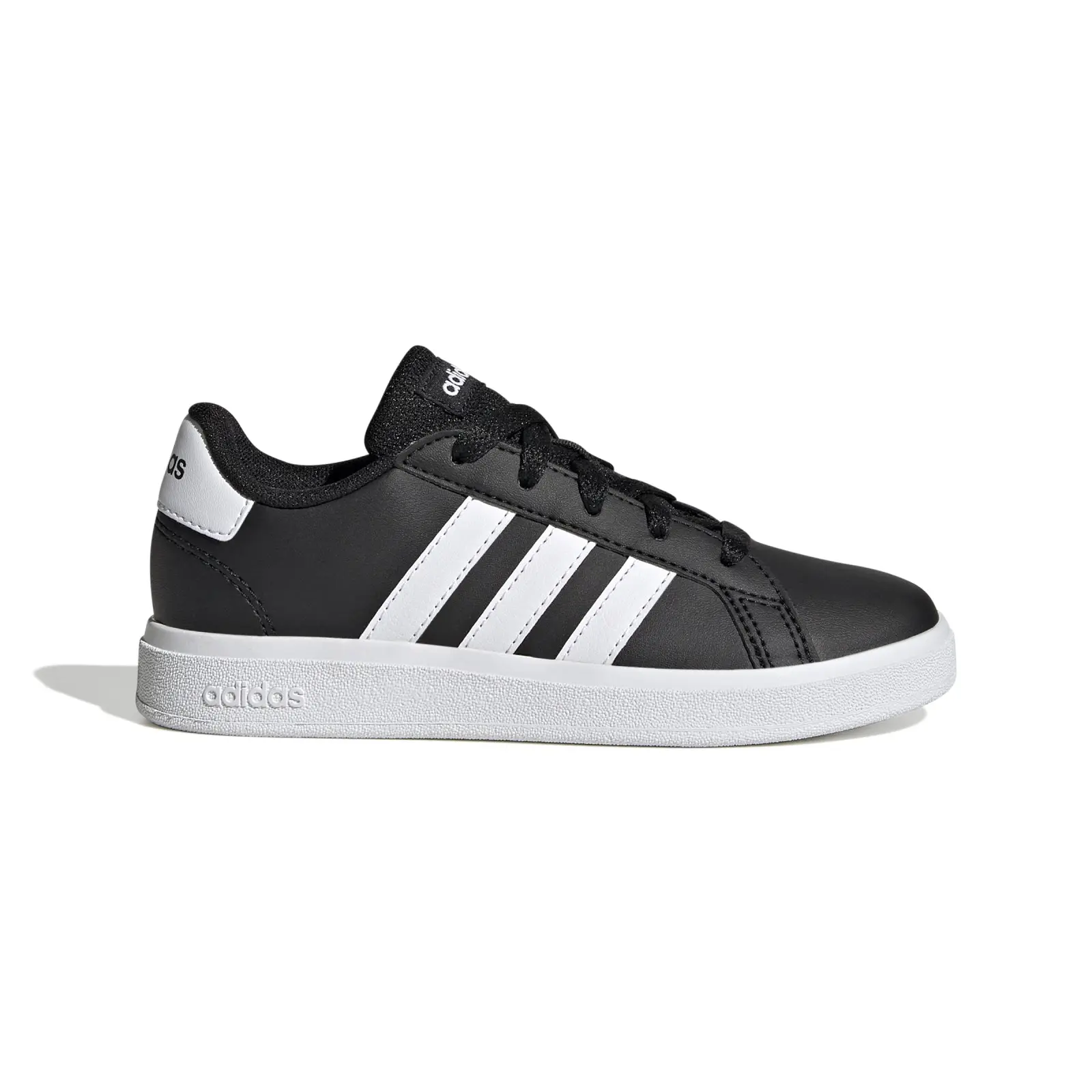 Adidas Grand Court 2.0 Jr core black/cloud white/core black juniorské tenisky