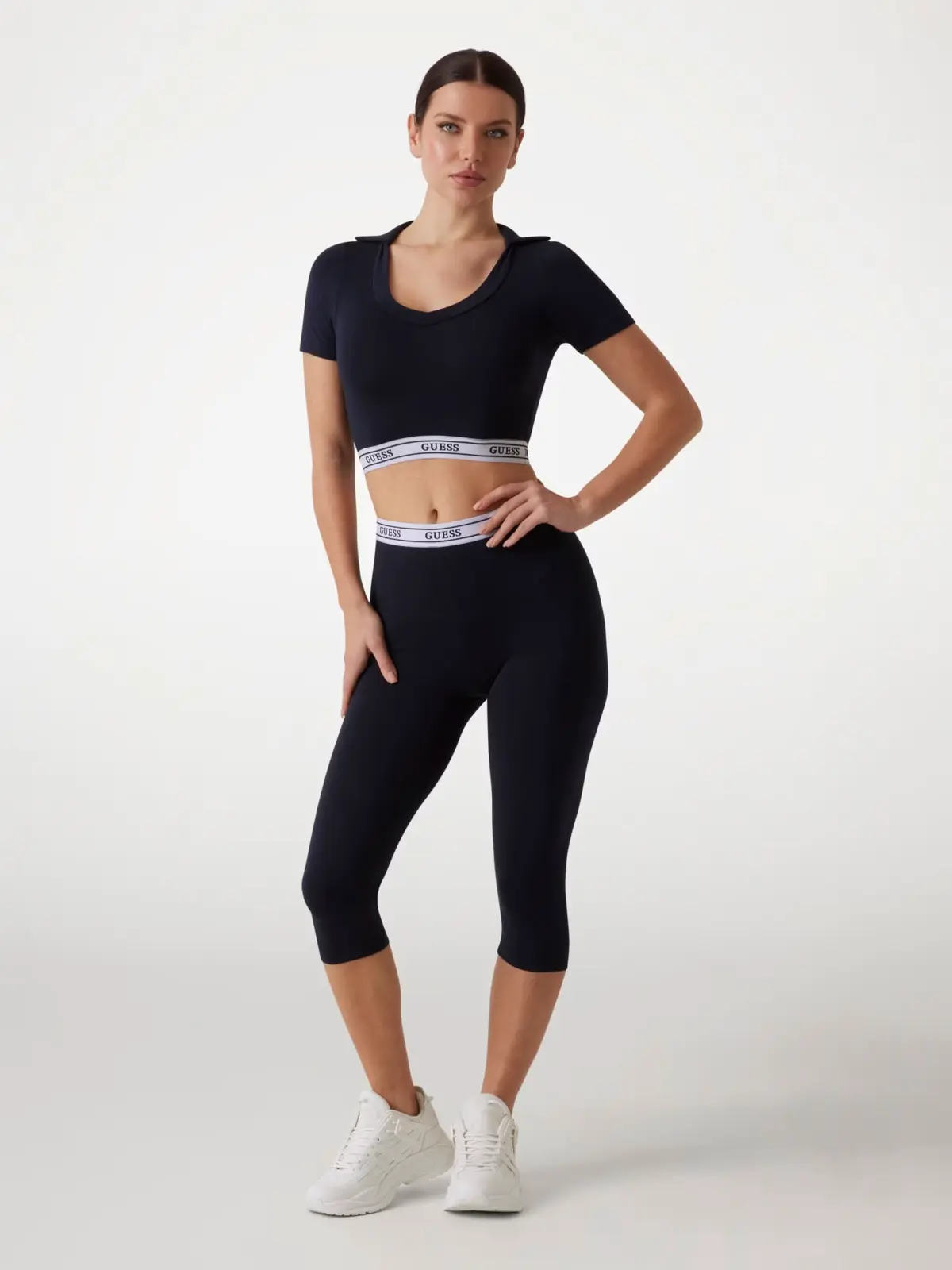 Guess New Aline Capri Leggings Eco S
