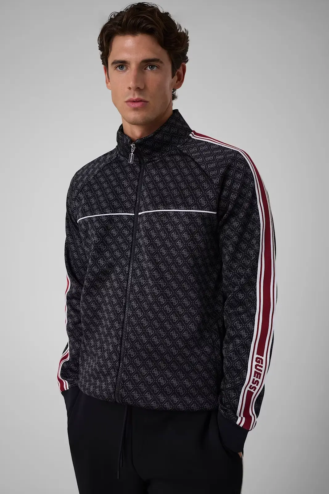 Guess parimo high neck full zip sweat