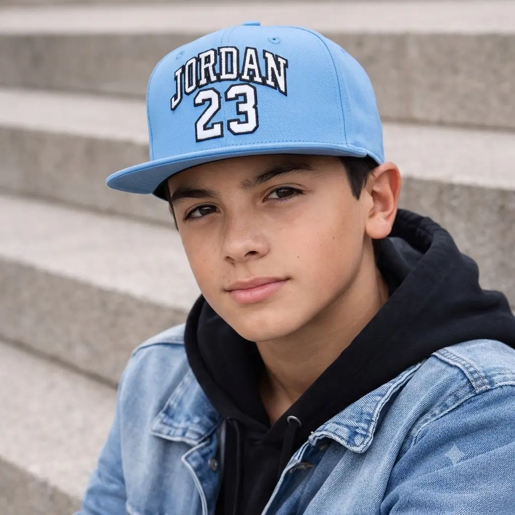 Jersey flatbrim cap 4-7yr