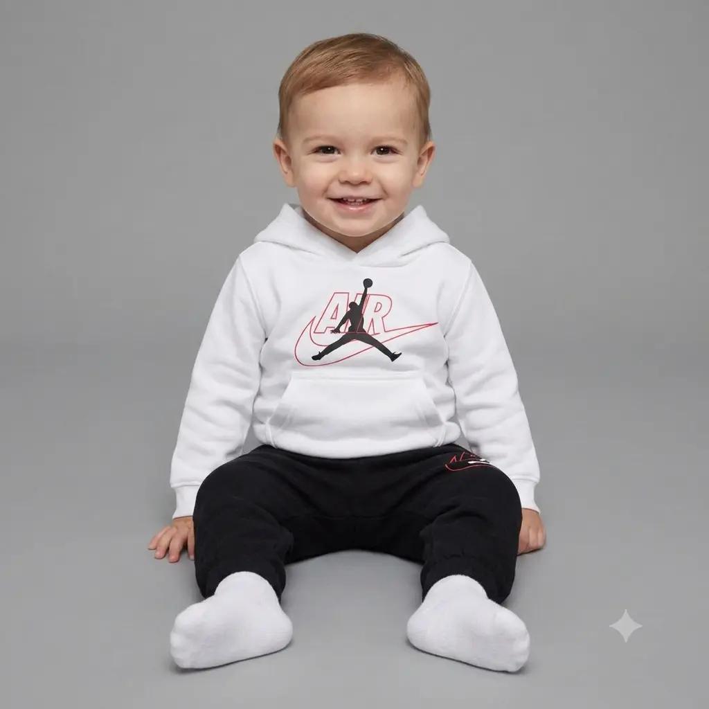 Jordan  jm swoosh flc po set 24m