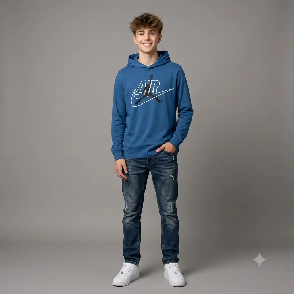 Jordan mj jumpman air hooded ls