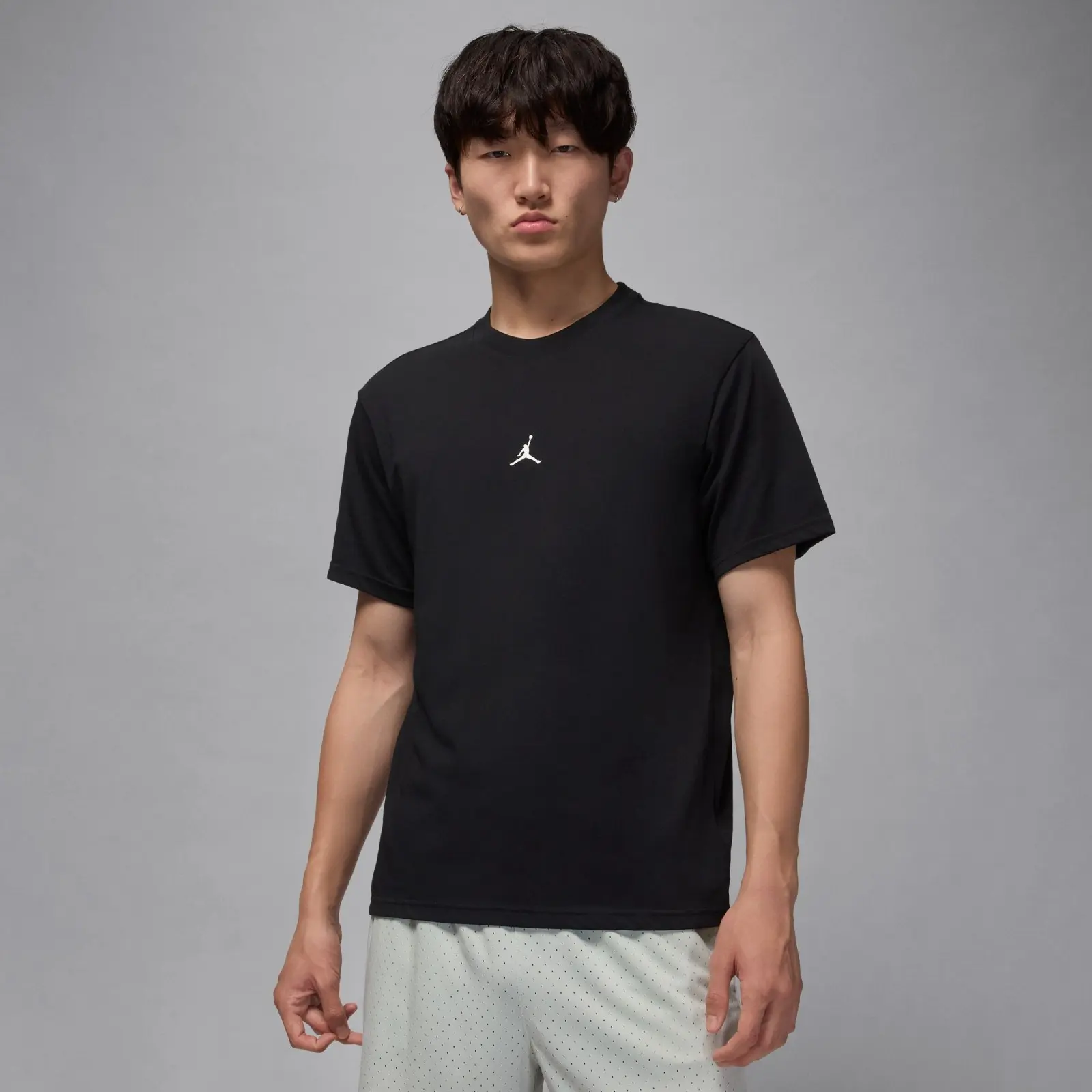 Nike M JORDAN DF SPRT JUMPMAN SS CREW-010 BLACK/WHITE pánské tričko