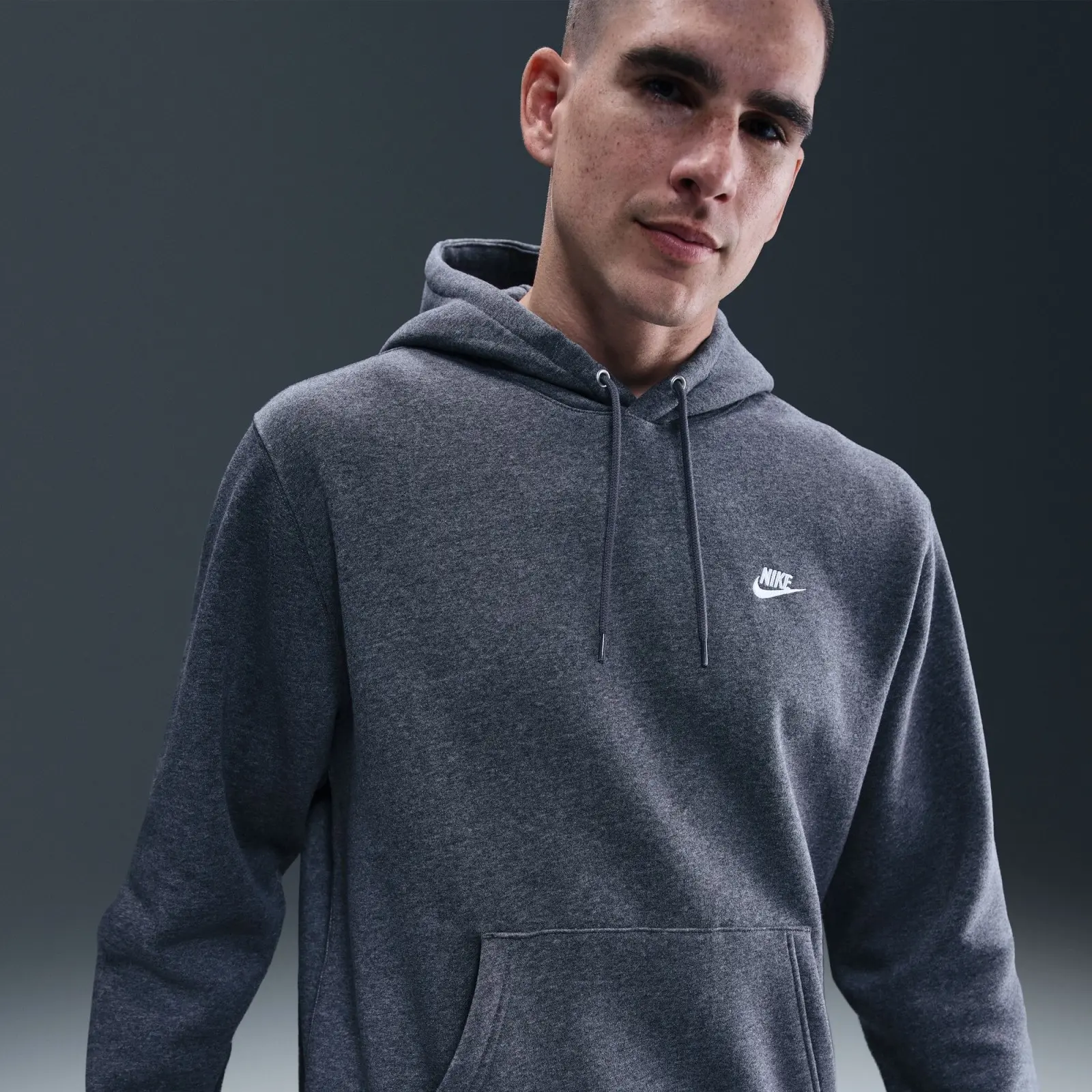 Nike Club Mens Pullover Fleece Hoodie