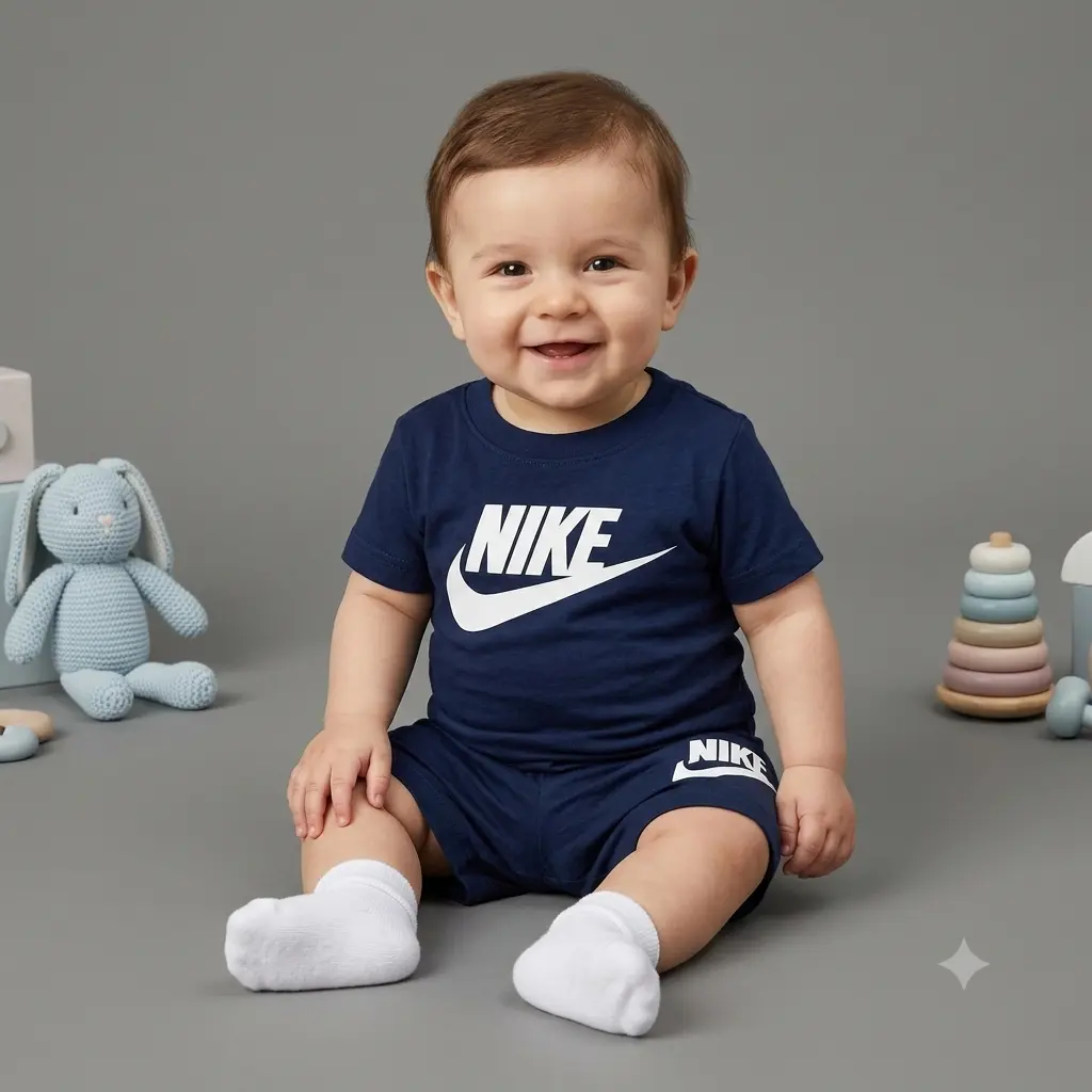 Nike club tee and short set