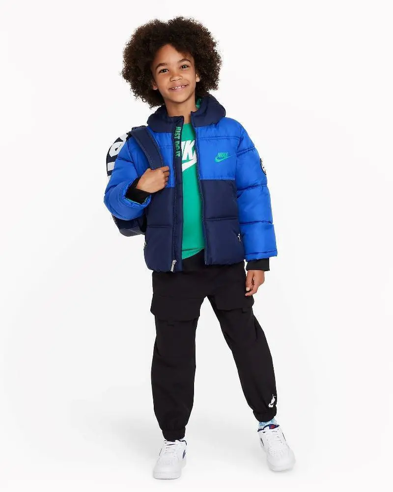 Nike col block puffer