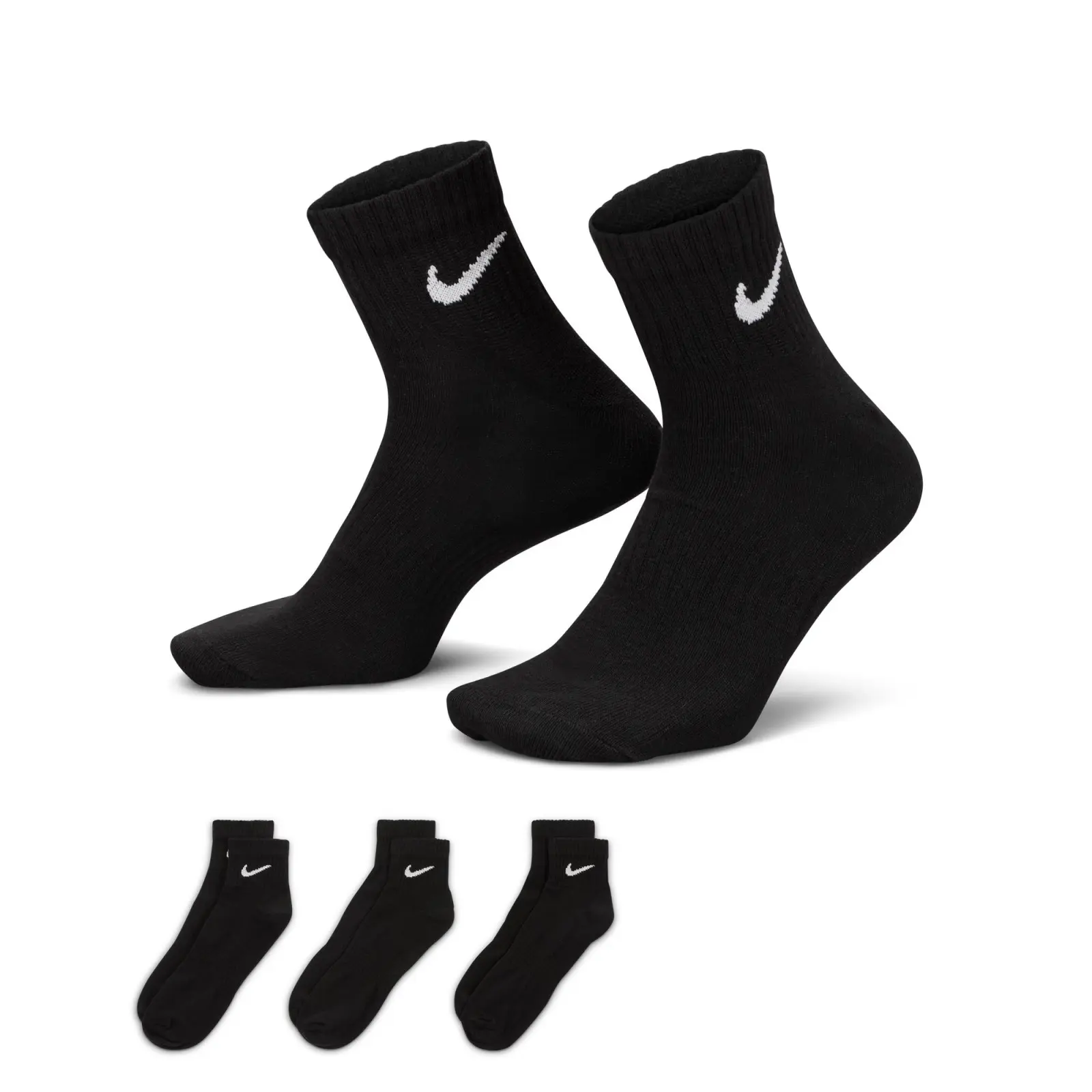 Nike Everyday Lightweight Training Ankle Socks (3 Pairs)