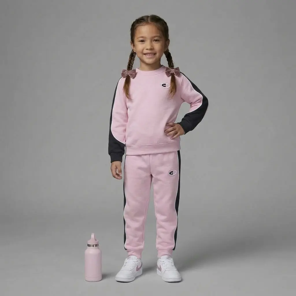 Nike fleece crew set