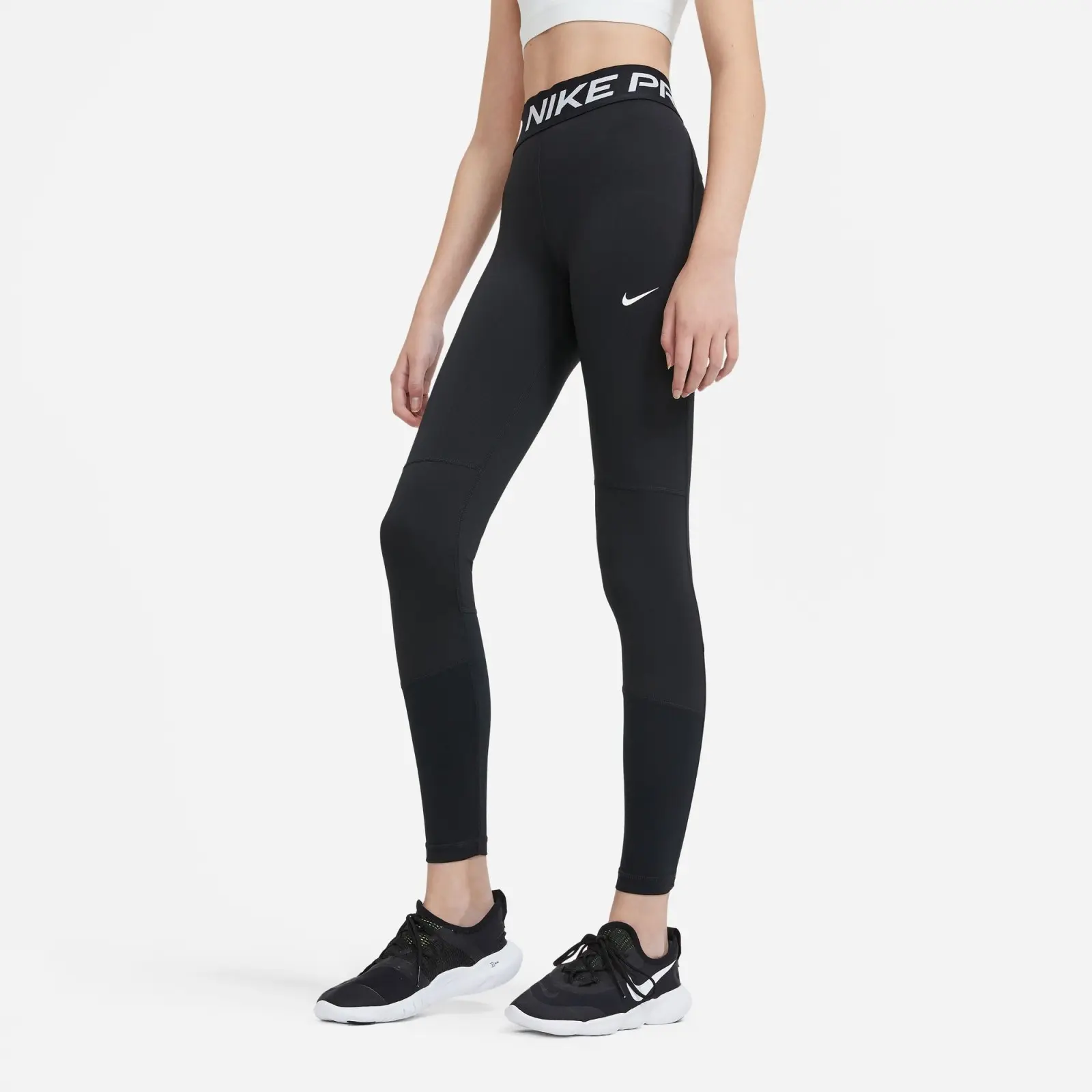 Nike Pro Dri-FIT Big Kids (Girls) Leggings M