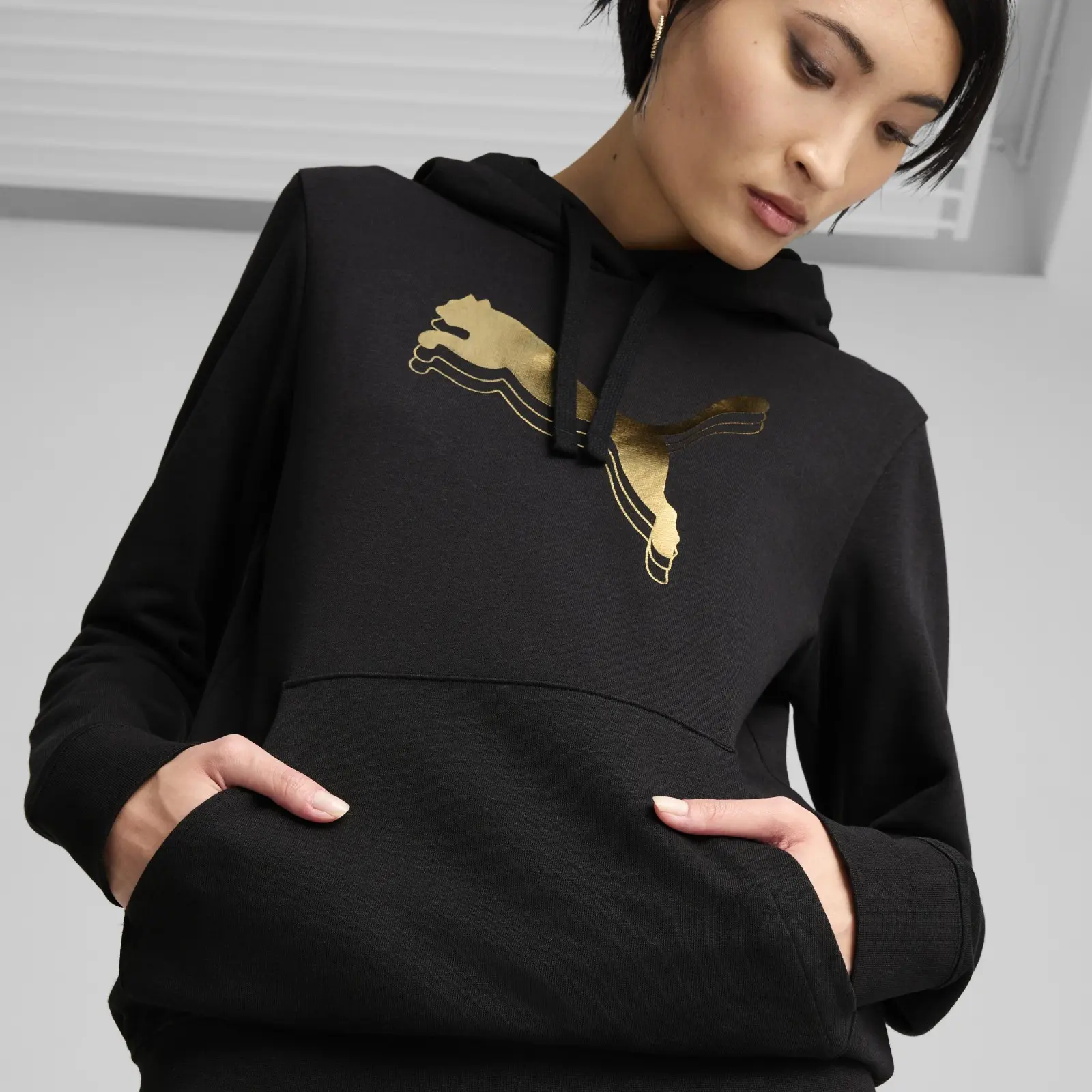 Puma ESS Metallic Hoodie TR S