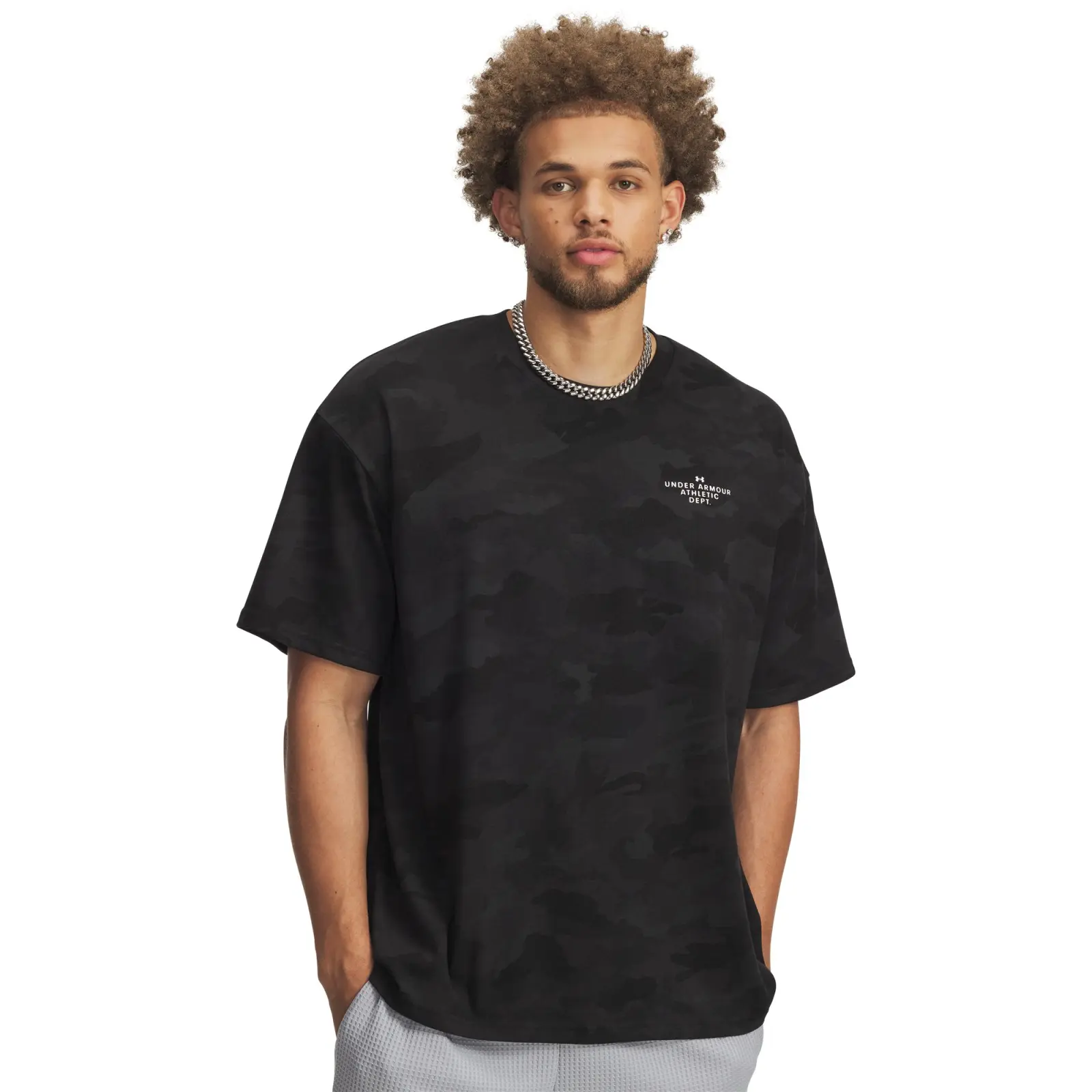 Under Armour HWT ATHLETIC DEPT AOP SS