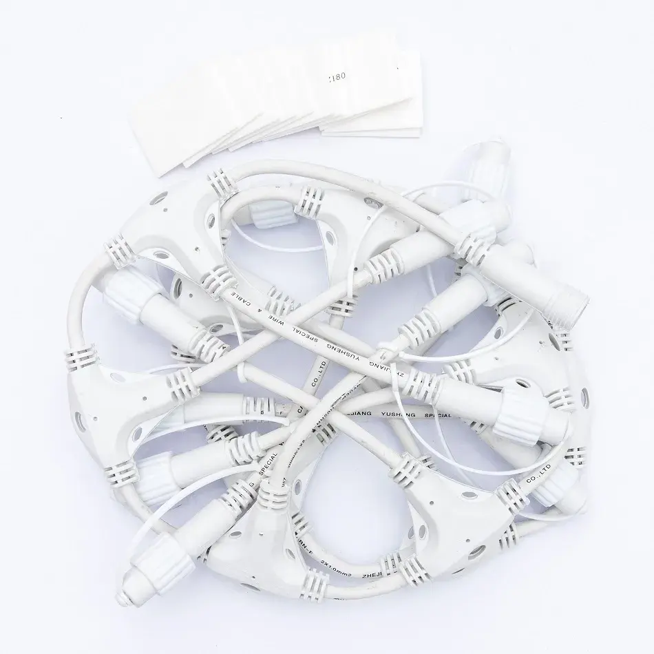 Easy Fix T rozbočovač, 11 výstupů, bílý, IP67
