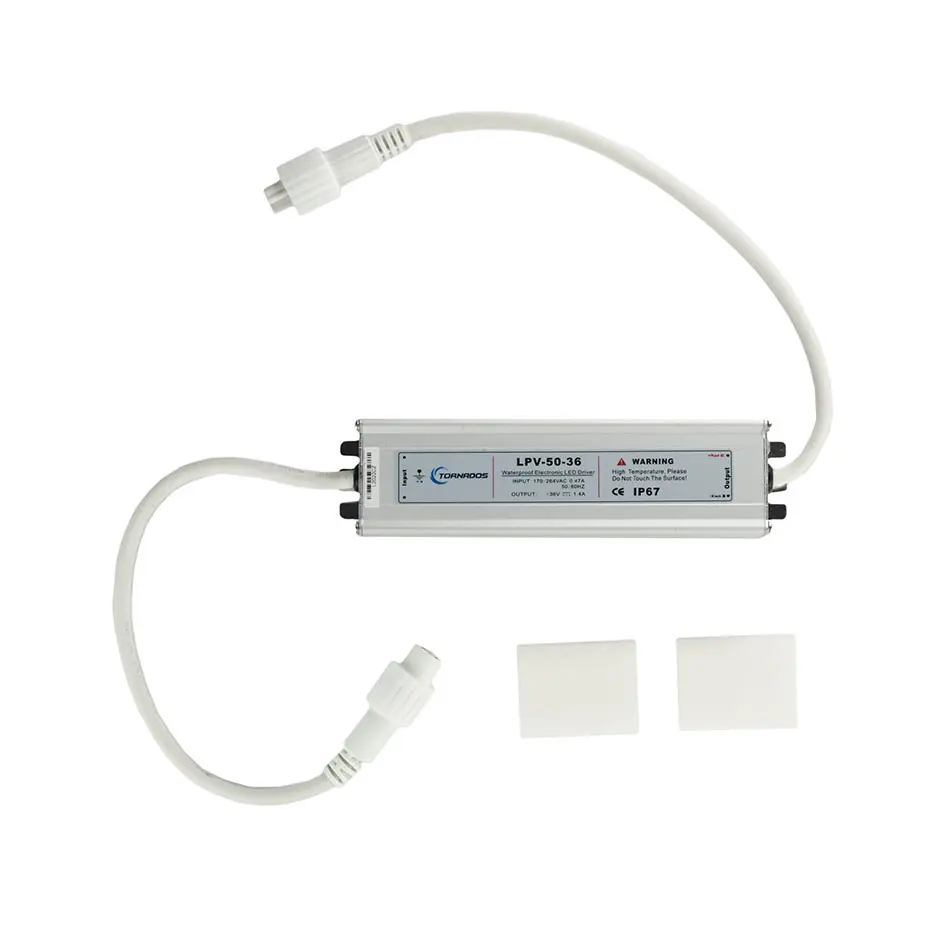 Eco Fix transformátor venkovní 50 W, 36 V, bílý kabel IP67