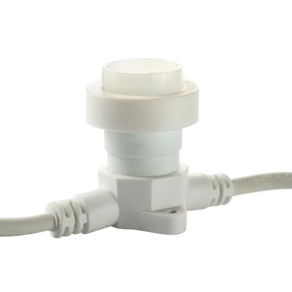 Easy Fix objímka pro žárovky s paticí E27, 0,3 m, 1 objímka, IP67, bílá barva