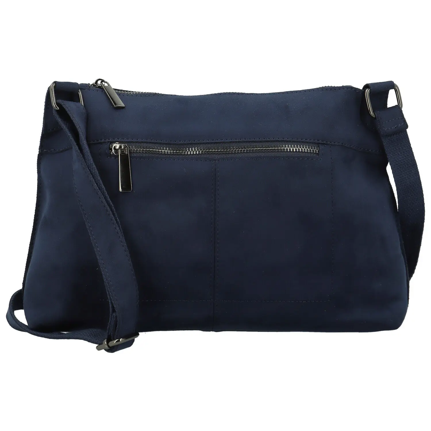 Trendy dámská koženková crossbody kabelka Kosta, tmavě