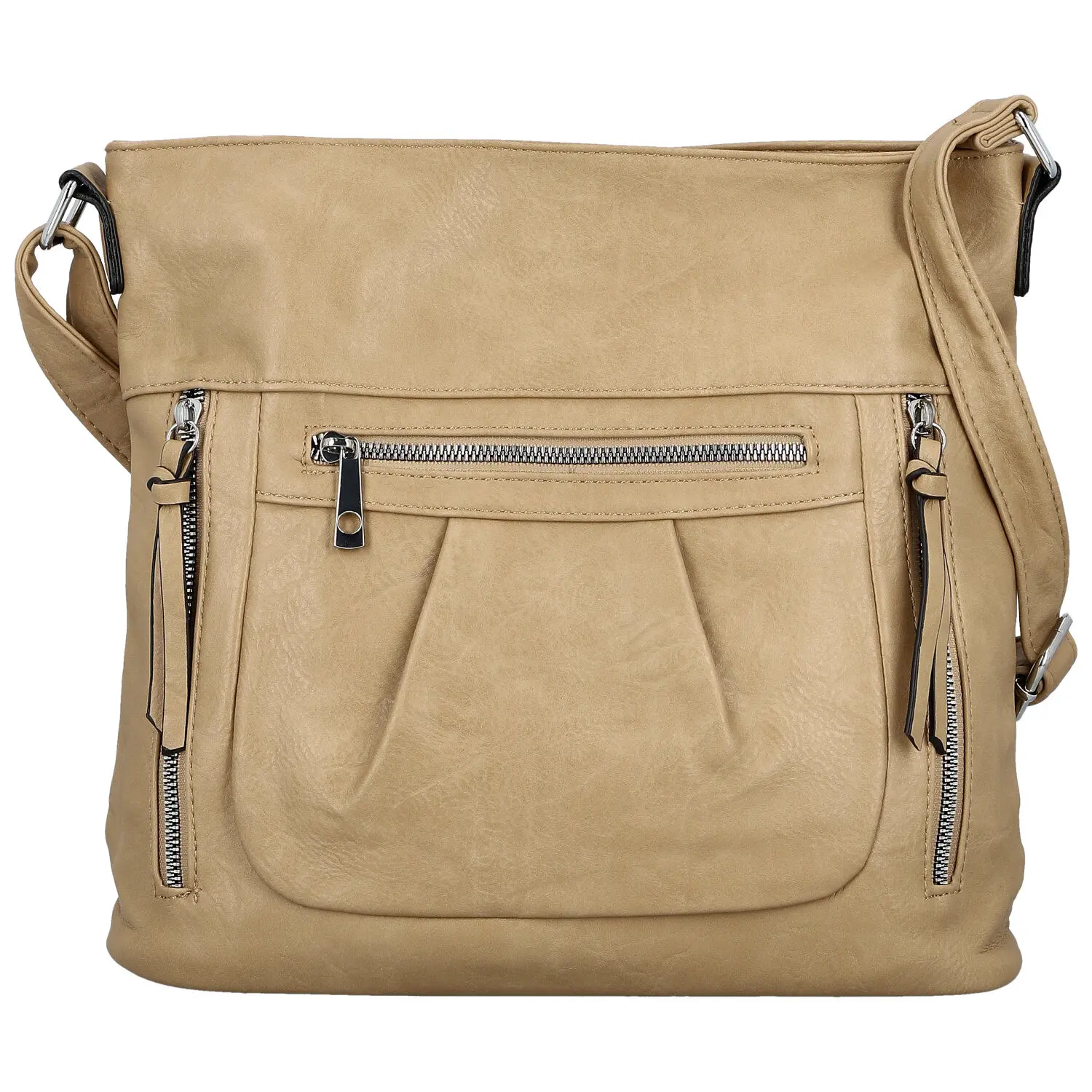 Stylová dámská koženková crossbody kabelka Minja