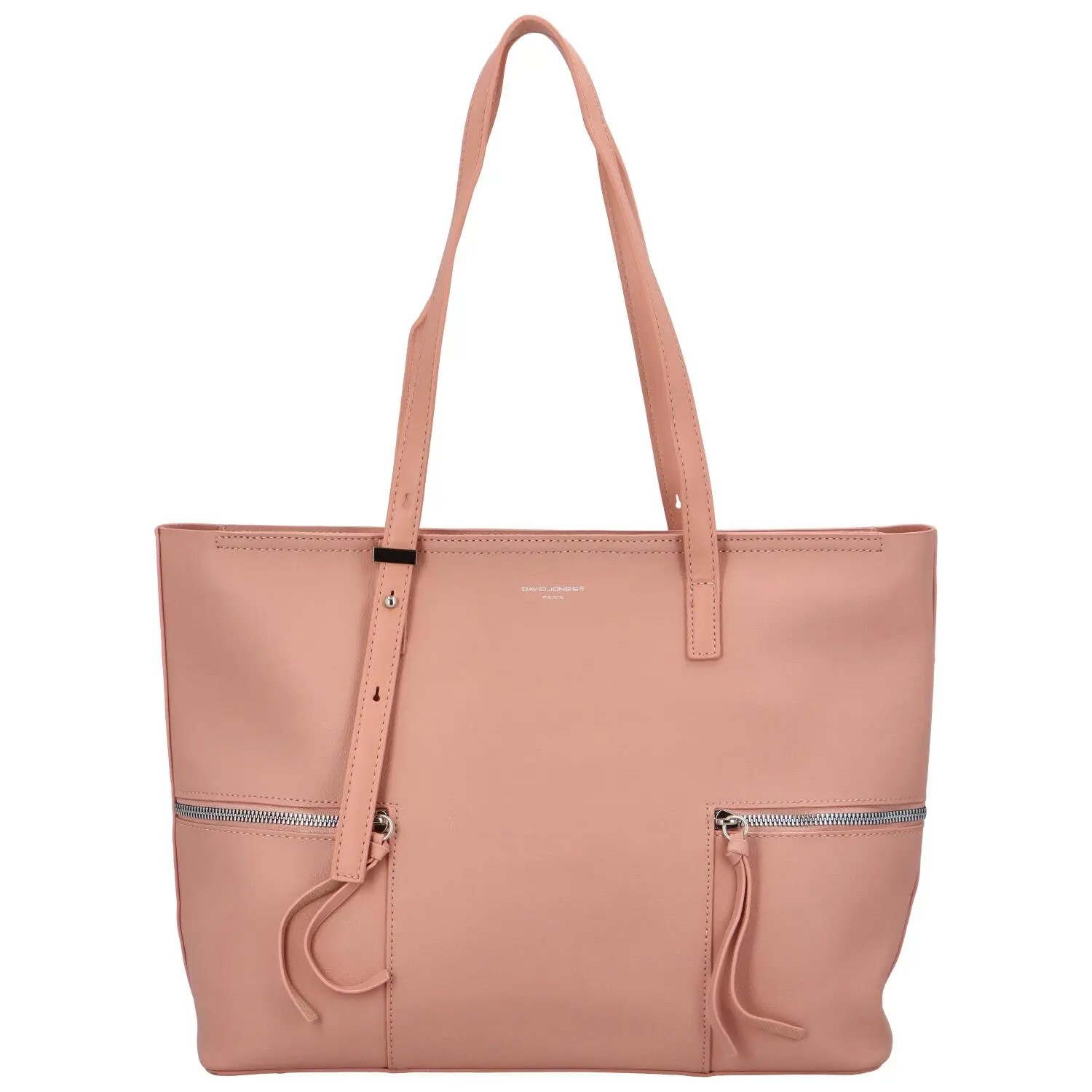 Dámský stylový koženkový shopper Soffii, růžová