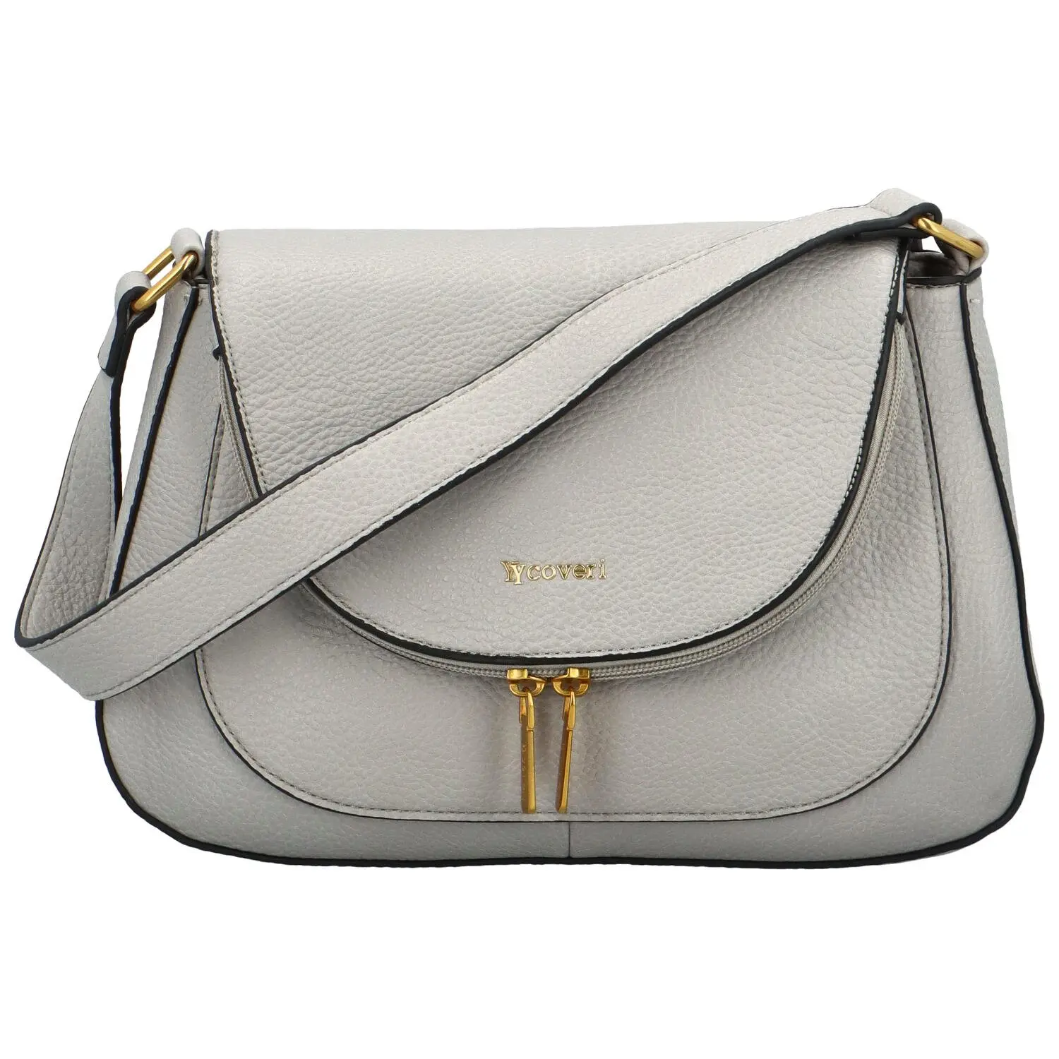 Stylová dámská crossbody Berthilda, šedá