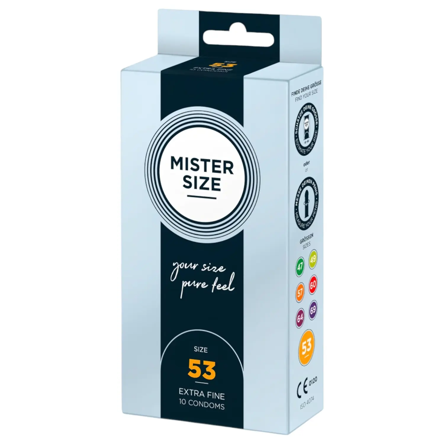 Kondomy MISTER SIZE 53 mm, 10 ks