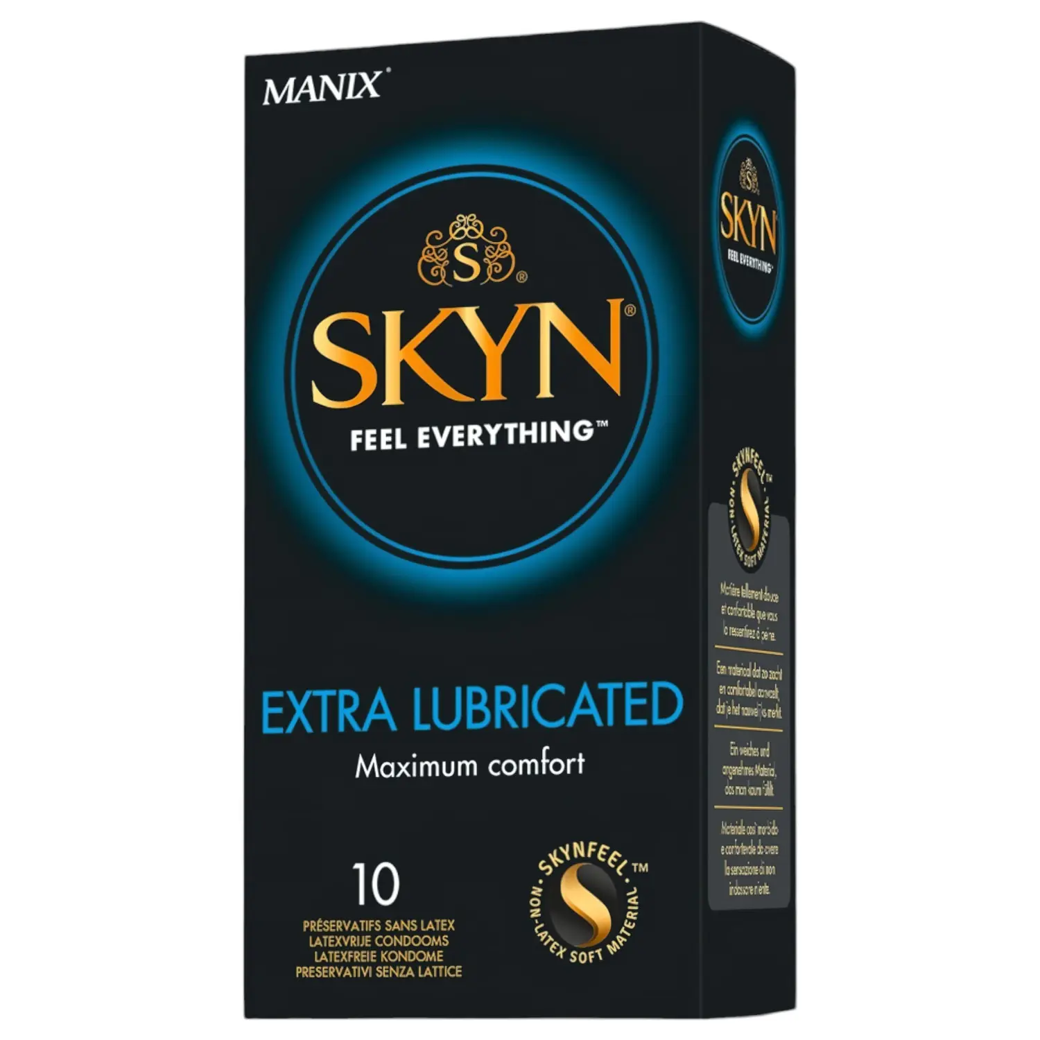 Manix Tenký kondom bez latexu SKYN Extra Lubricated - extra lubrikovaný, 1 ks