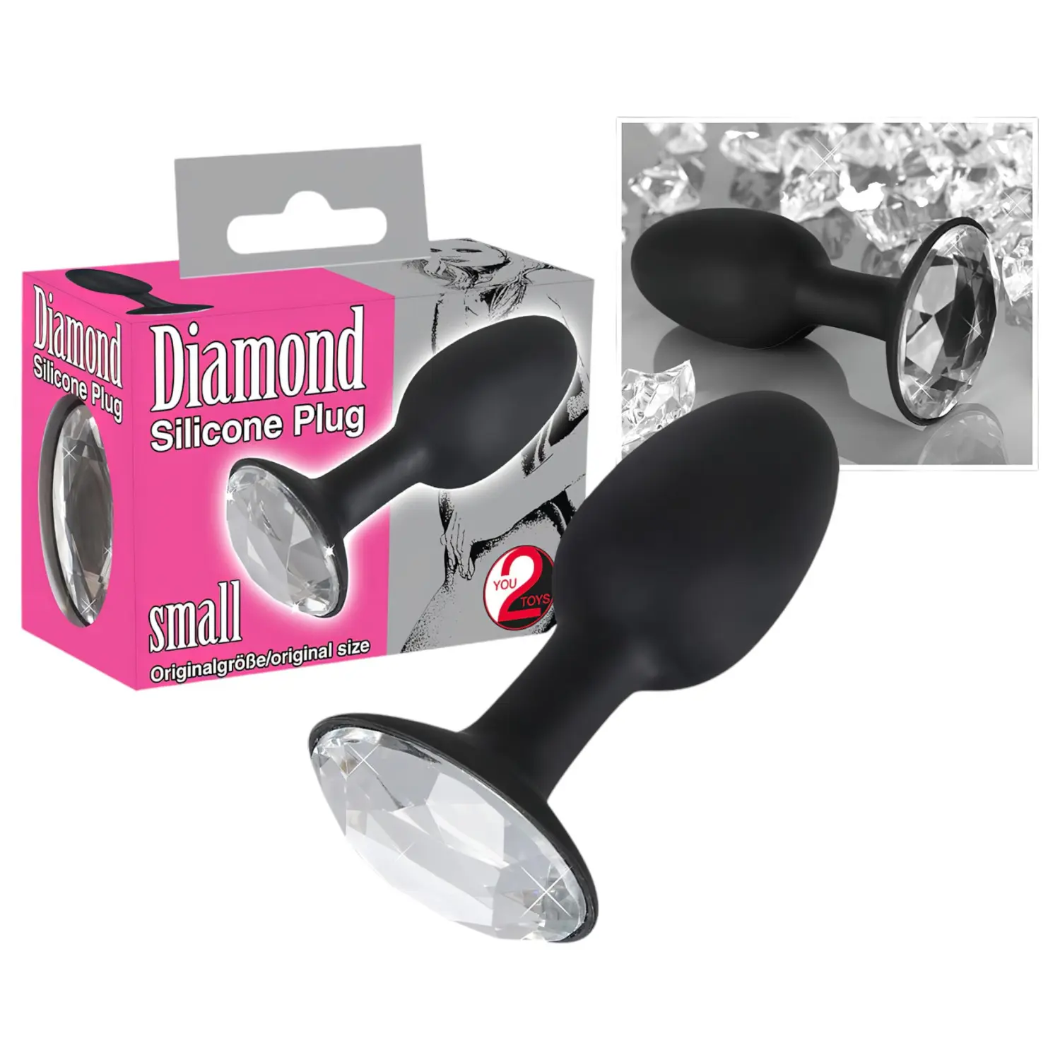 You2Toys - Diamond - silikonový anální kolík (malý)