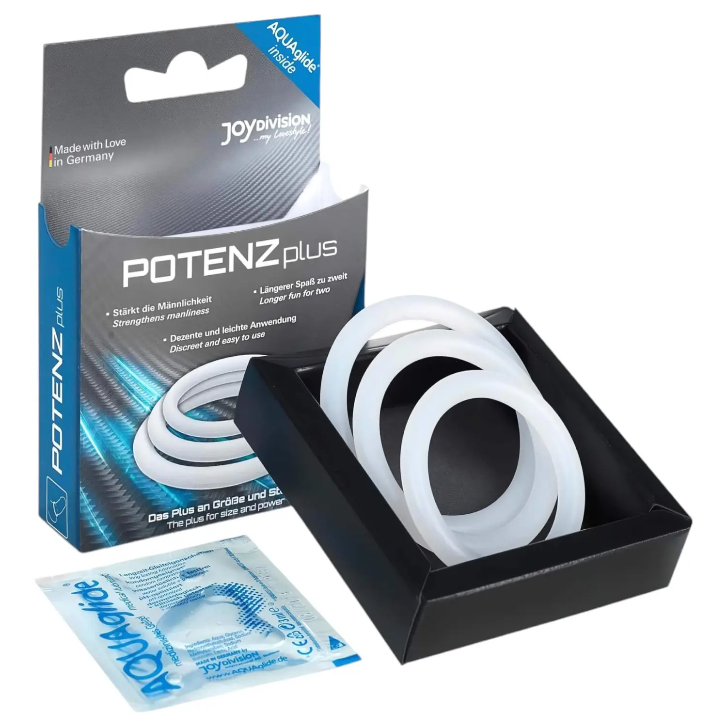 POTENZplus erekční kroužek na penis - sada (3 ks)