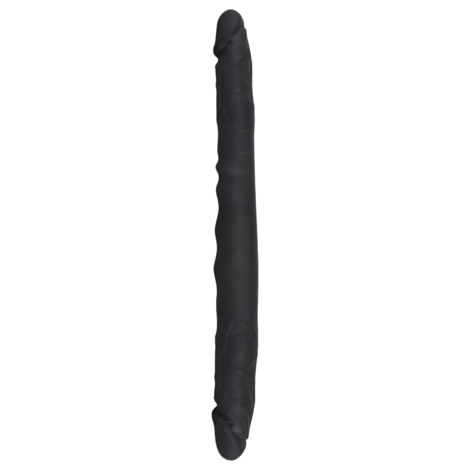 Bad Kitty - dvojité dildo - flexibilní silikon - černé