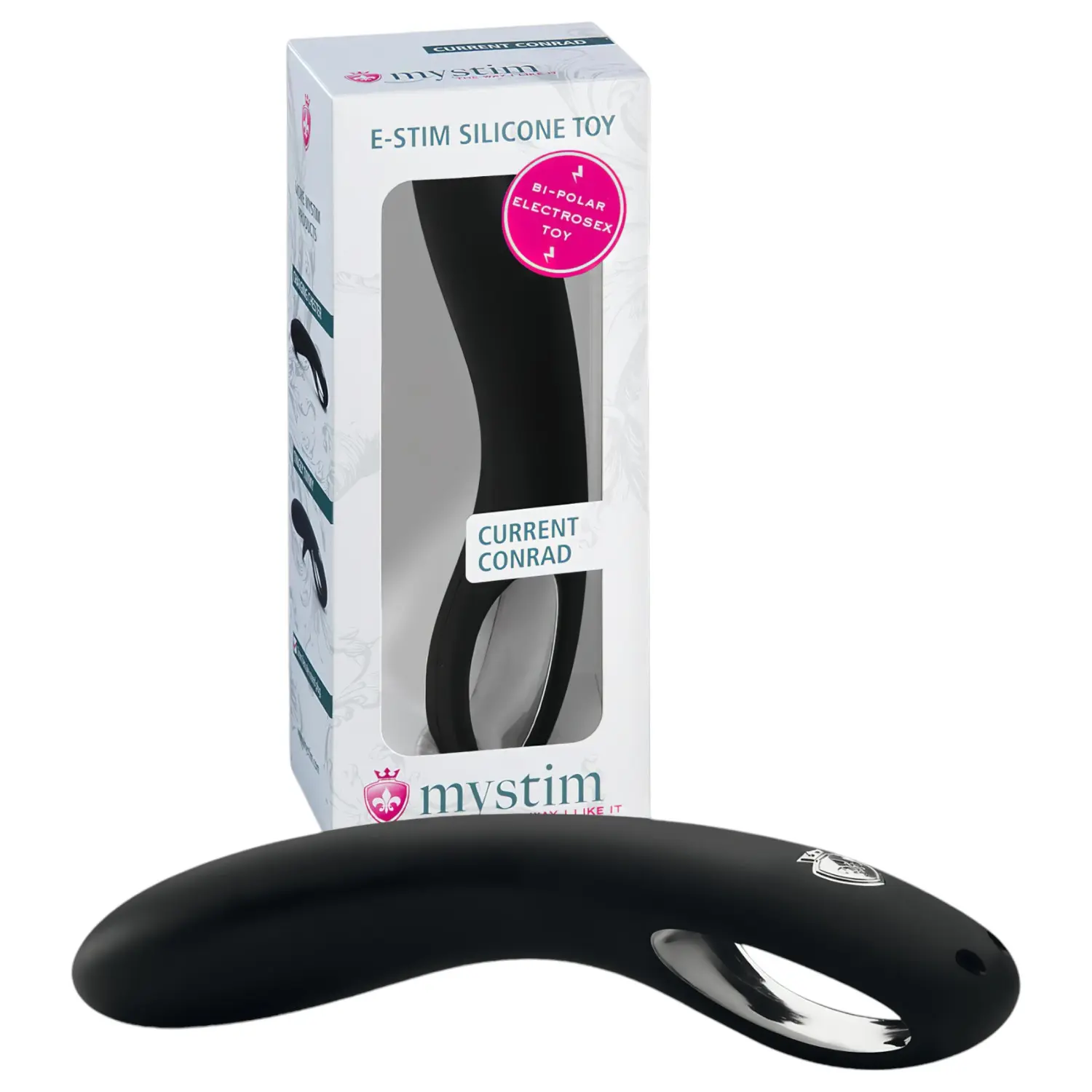 mystim Current Conrad - silikonové elektro dildo