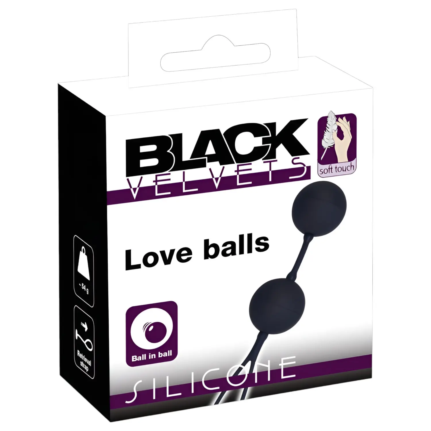 Black Velvets - duo gejša kuliček na Kegelovo cvičení (2dílná sada)