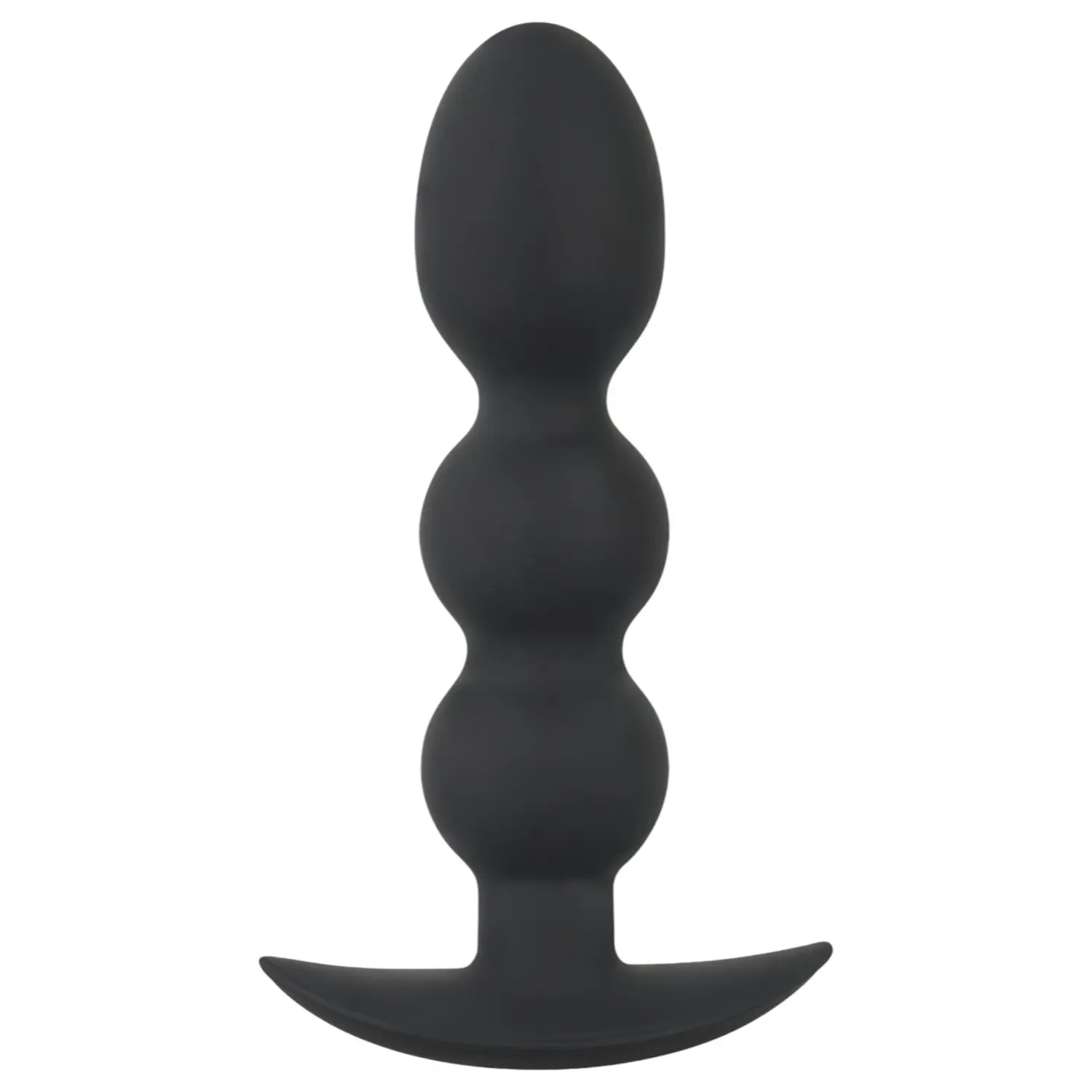 Black Velvets Heavy - anální kolík s kulatou hlavicí 145 g (černý)