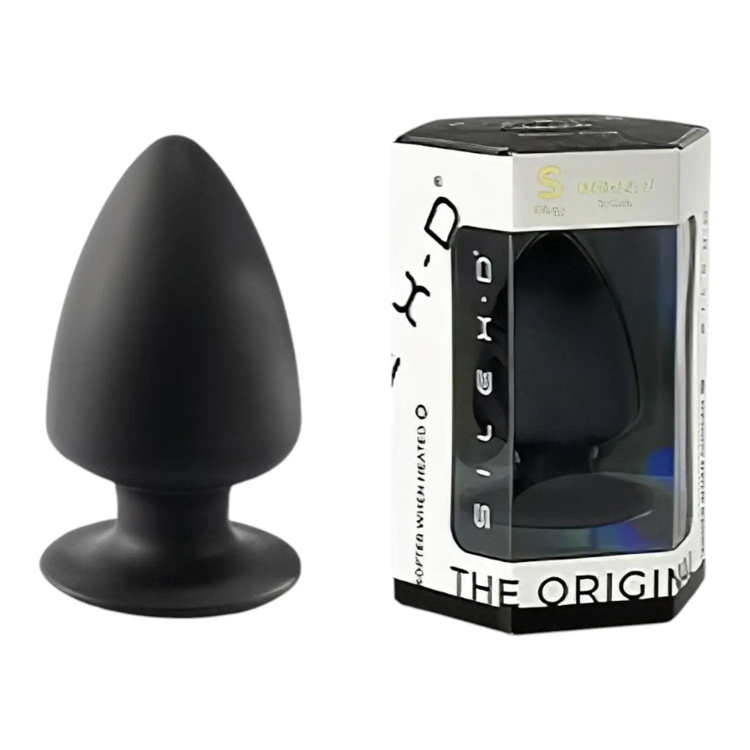 Silexd S - tvarovatelný anální dildo - 9 cm (černý)