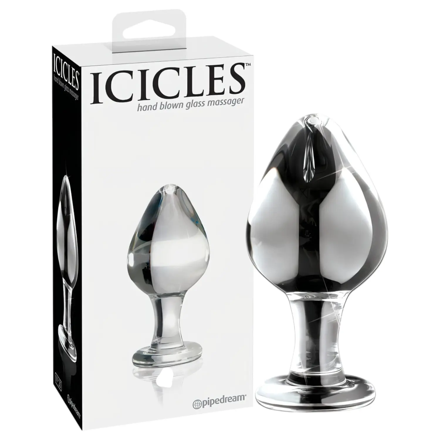 Skleněný anální kolík Pipedream ICICLES No. 25