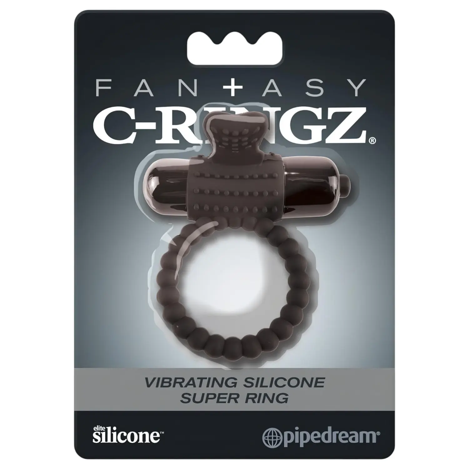 Pipedream Fantasy C-Ringz - vibrační erekční kroužek - černý