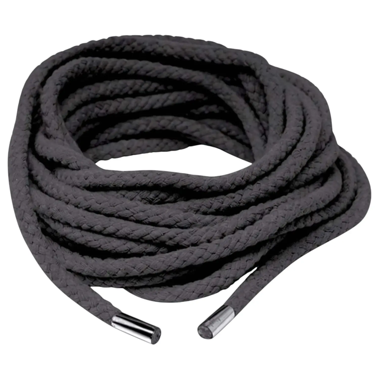 Fetish Silk Rope - hedvábné shibari bondage lano (10 m, černé)
