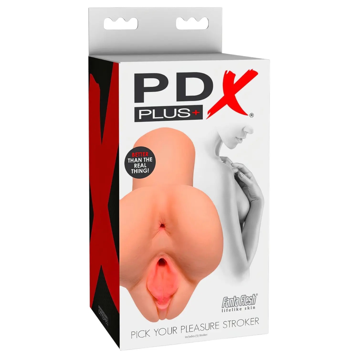 PDX Pick Your Pleasure - 2v1 realistický masturbátor (přírodní)