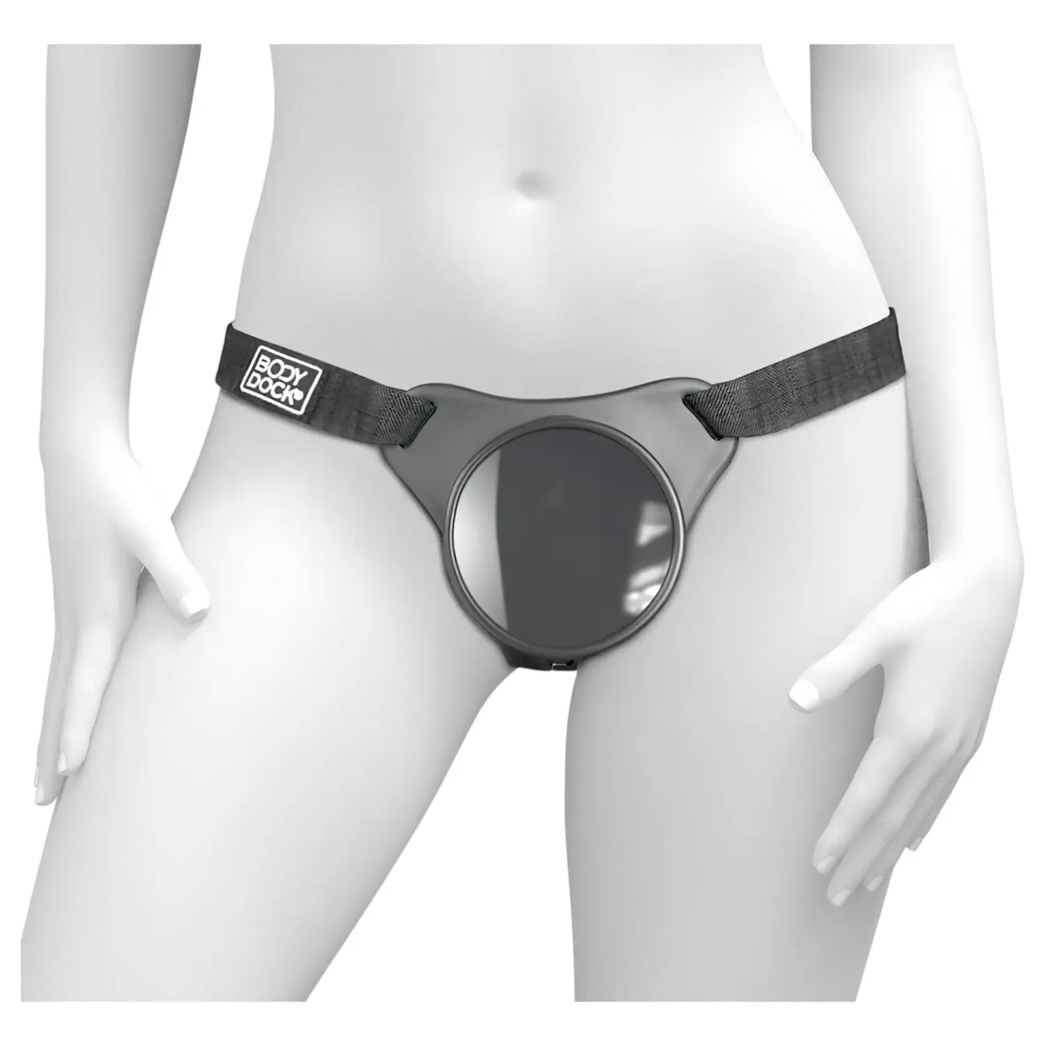 Body Dock OG - připínací spodní část s přísavkou (černá)