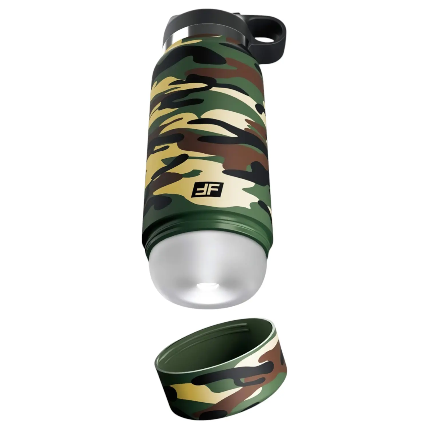 PDX - Fap Flask Happy Camper - masturbátor v láhvi (zeleno‑černý)