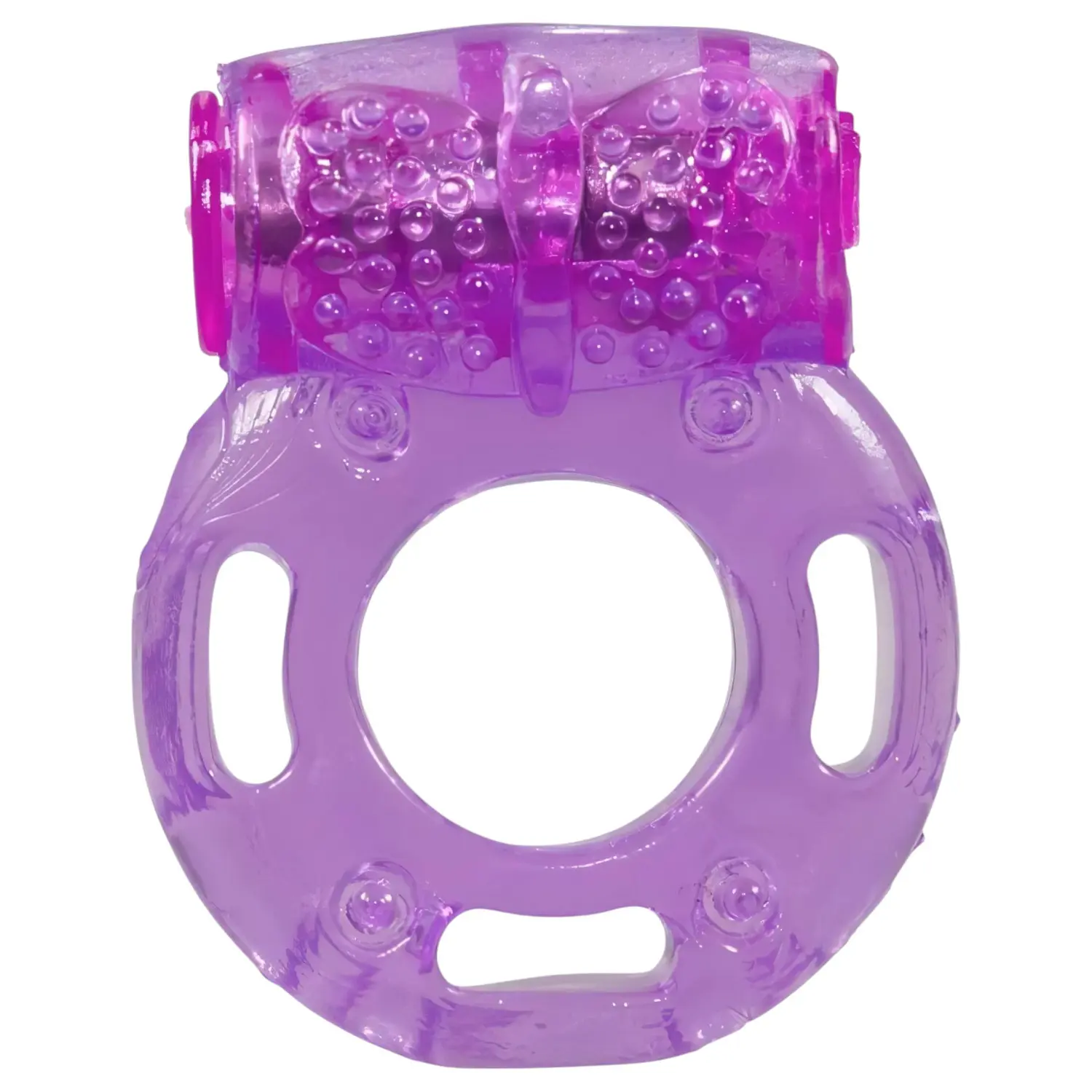 You2Toys - Vibrační erekční kroužek - jednorázový - fialový