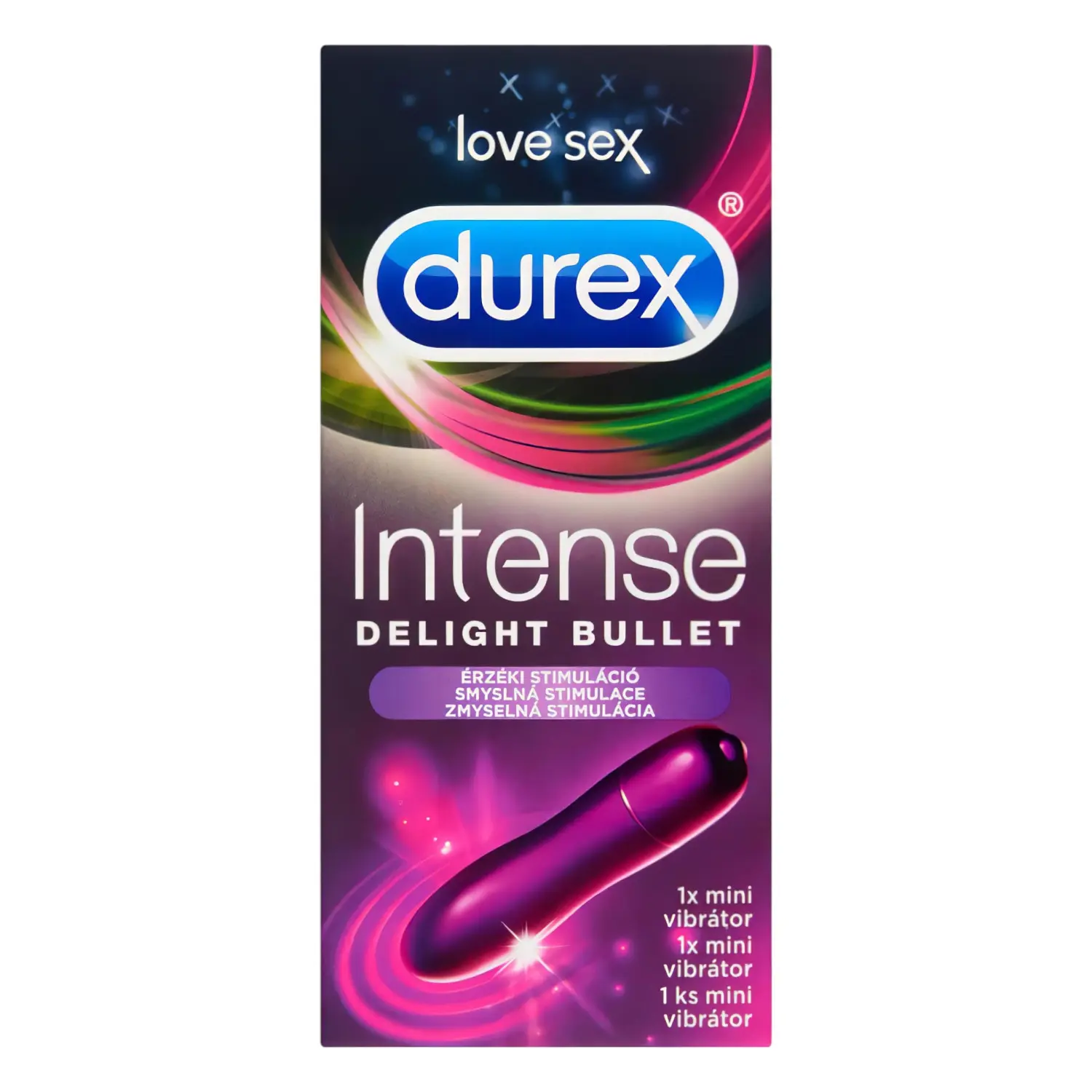 Durex Mini vibrátor Intense (Delight Bullet) 1 ks