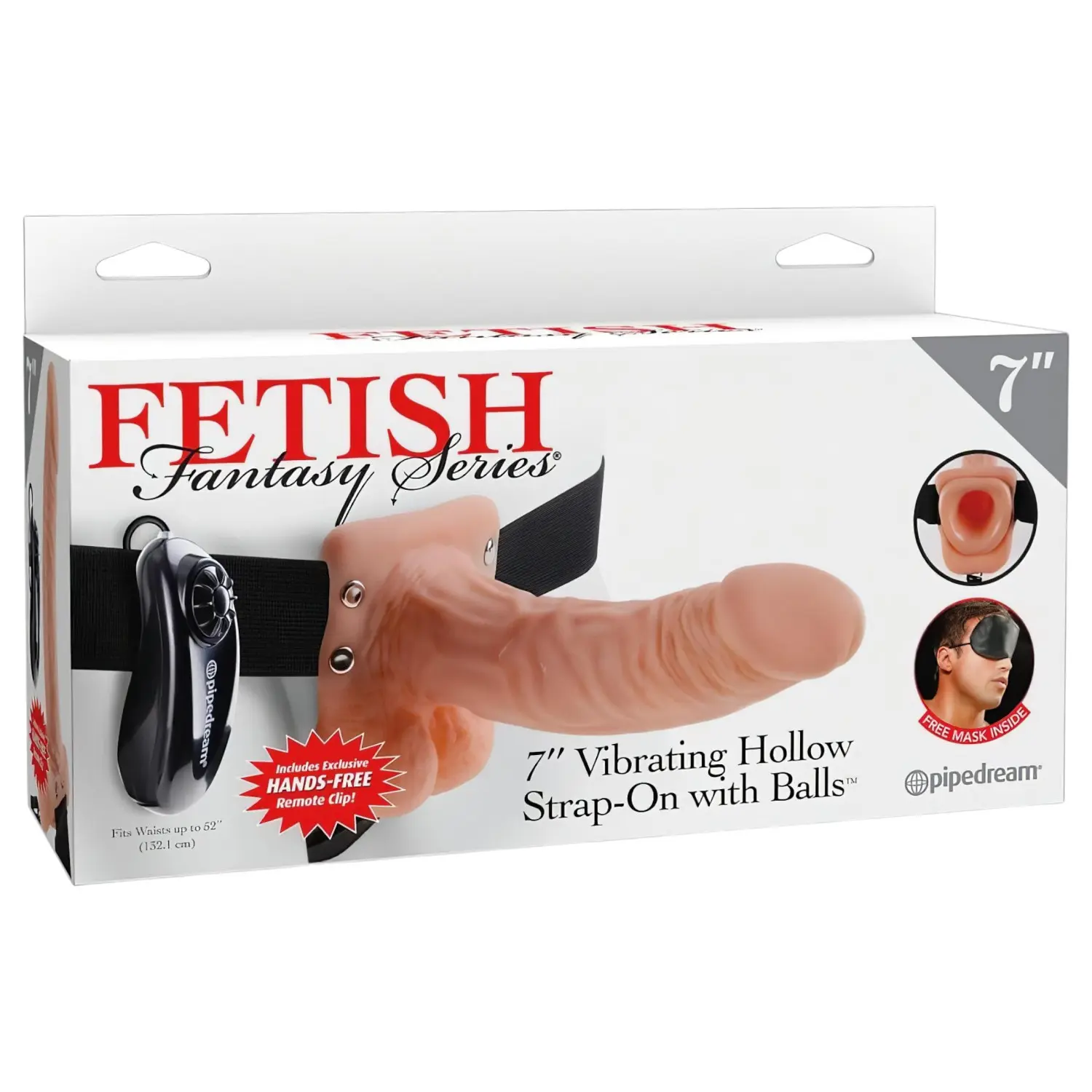 Pipedream - Fetish Strap-on 7 - připínací vibrátor (tělový)