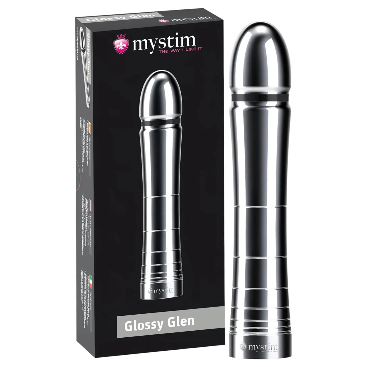 mystim Glossy Glen - elektro dildo