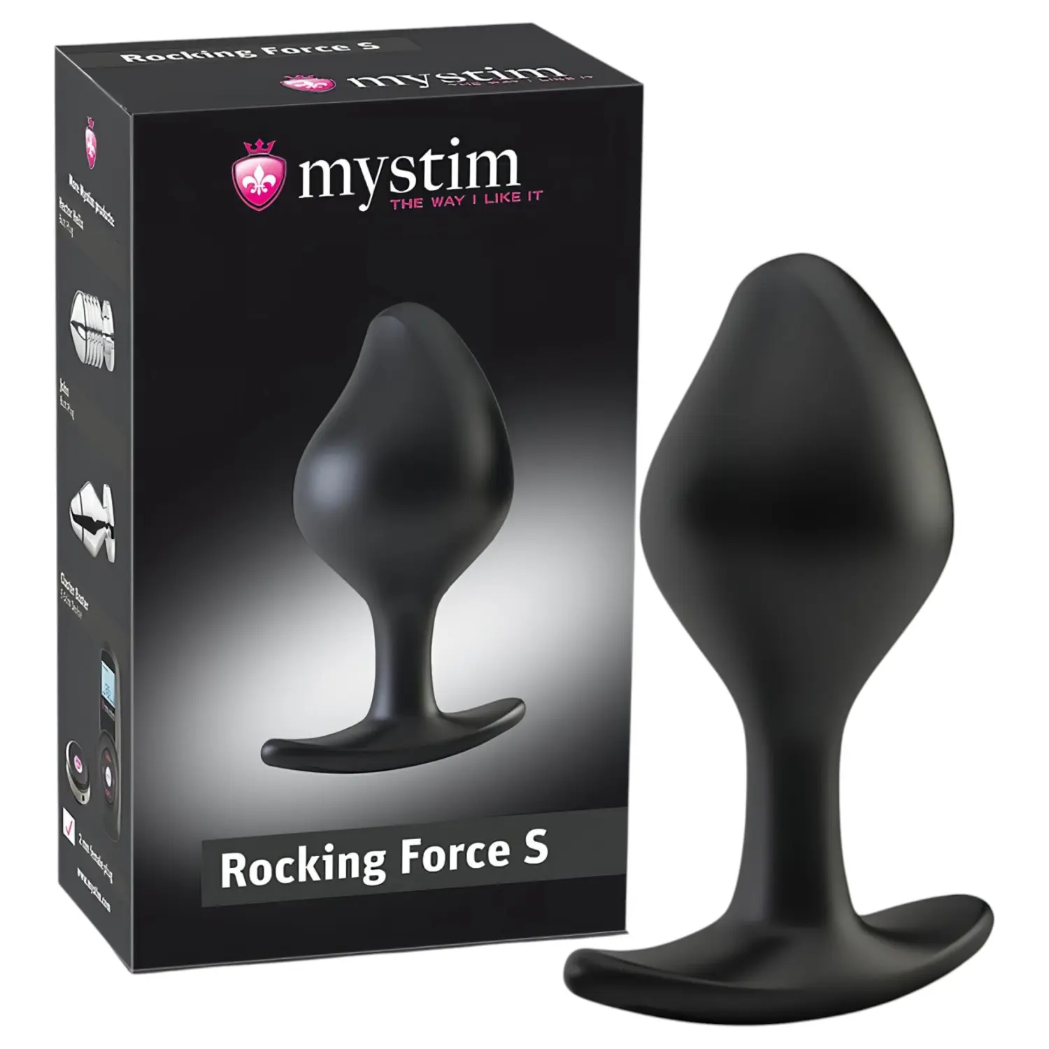 Kolík anální Mystim Buttplug Rocking Force S