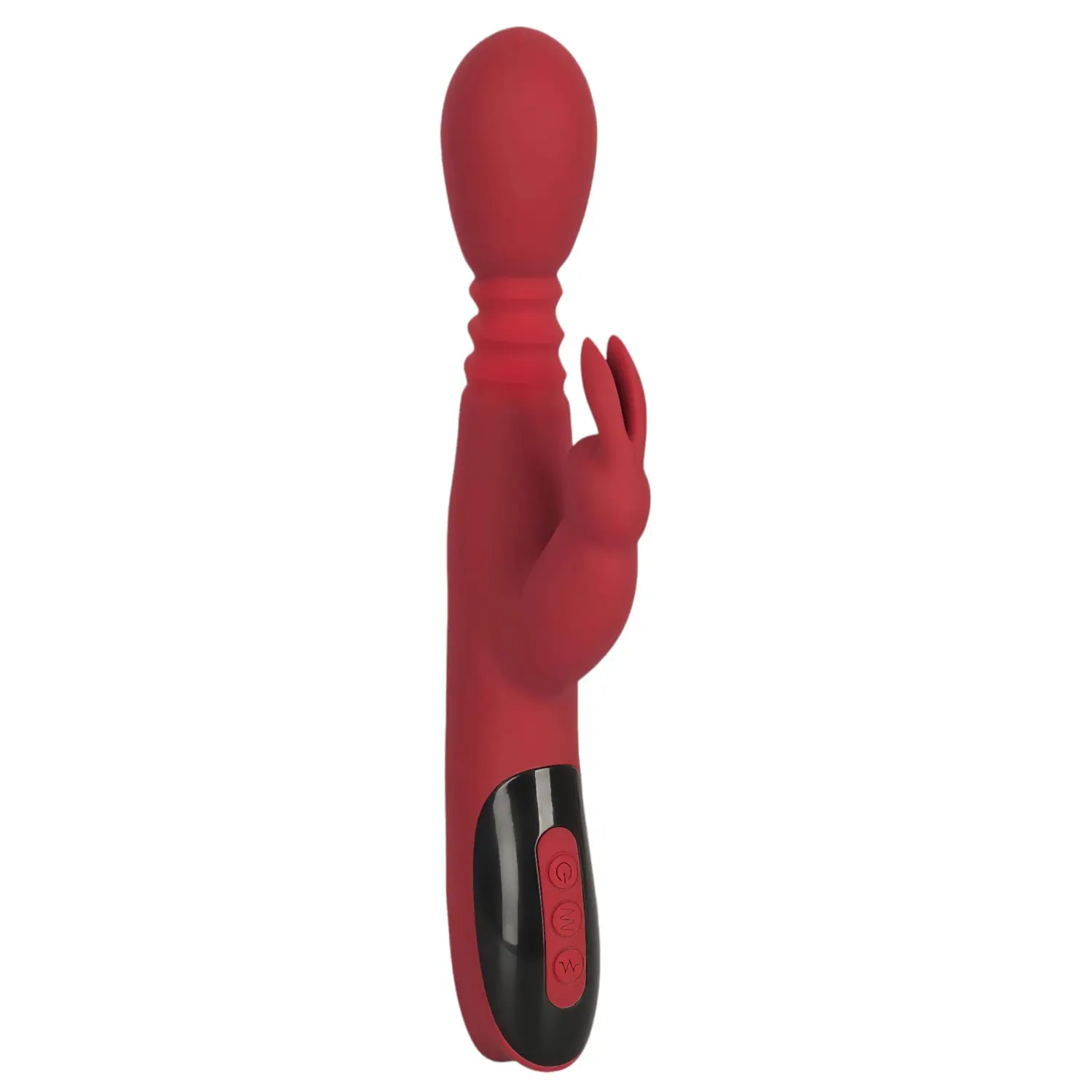You2Toys Massager - tlačný-rotující, vyhřívaný vibrátor na G‑bod (červený)