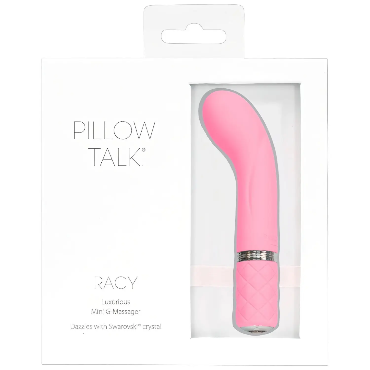 Pillow Talk Racy - akumulátorový, úzký vibrátor na bod G (růžový)
